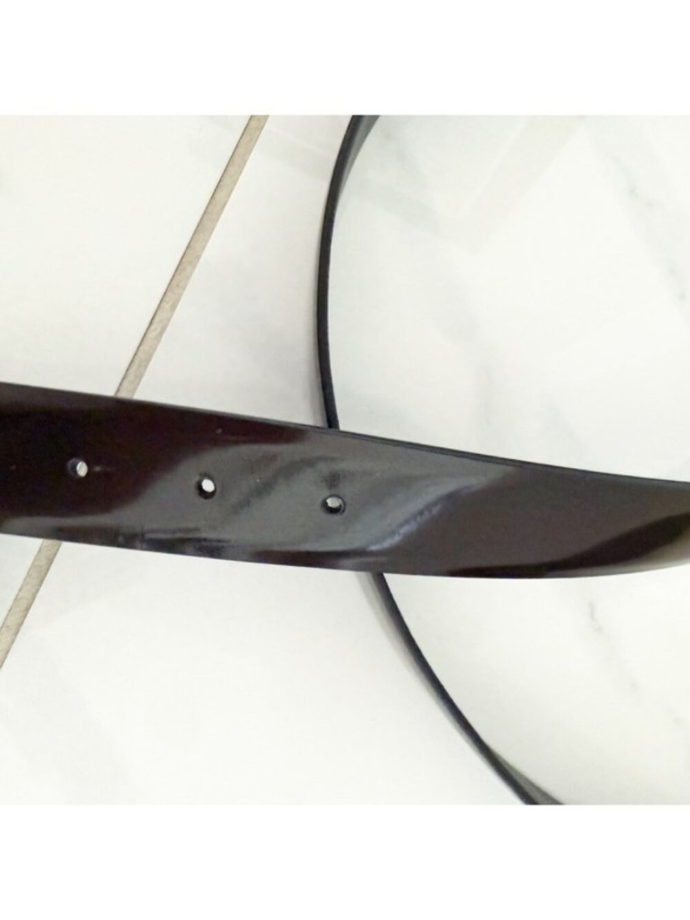 Saint Laurent Patent Leather Belt With Golden Hardware 80 - Picture 6 of 8